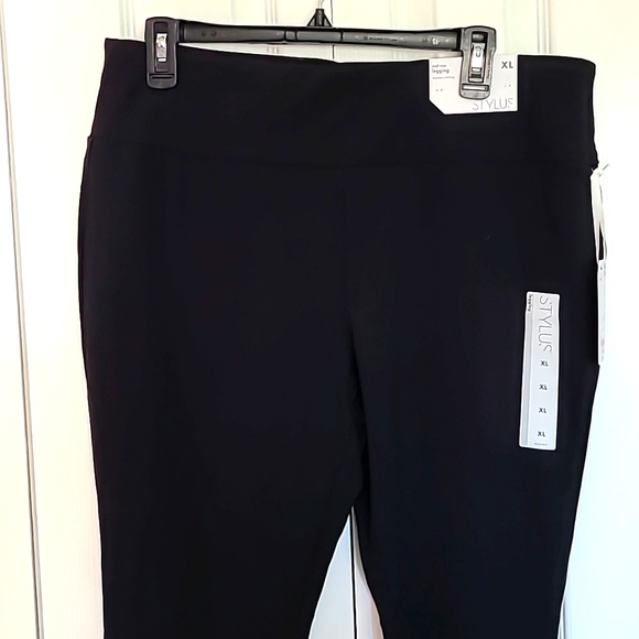 STYLUS BRAND WOMEN'S LEGGINGS BLACK SIZE XL - Picture 4 of 13
